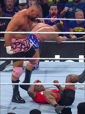 ⏪ 2025: #IShowSpeed took one of the most devastating spears EVER from #BronBreakker at #RoyalRumble! 😮 #WWE