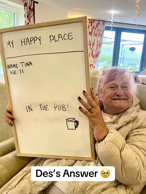 Swipe ⬅️ Our seniors shared where their happy places are 🥹
