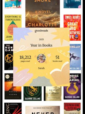 Twas a wonderful year of reading! Can’t wait for 2026 🤗 what was your favorite book of the year?📚 #goodreads #BookTok 