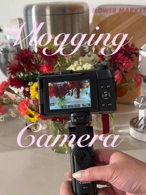 A cute vlogging camera if you are trying to get into vlogging in 2026 (gifted).  Canon Powershot - Under “camera” in my amzn 💕 #canon #camera #vlogging