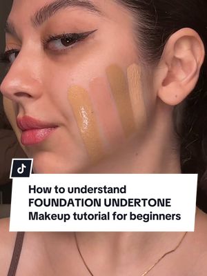 If you are a beginner in makeup I’ll show you the difference between foundation shades, and foundation undertones in this makeup tutorial - so you understand the difference between an olive undertone, warm undertone, mutual undertone, and cool undertone  - The foundations i used in this video:  @Fenty Beauty  pro Filt’r Soft Matte Longwear Foundation shade 256 (neutral Olive green) @makeupforever HD Skin Undetectable Longwear Foundation Shade 1R12 ( cool undertone pink ) @BenefitCosmeticsCA @Benefit Cosmetics  The POREfessional Hydrating Foundation shade 18W ( warm undertone yellow) @Kylie Cosmetics skin longwear foundation 3N ( neutral undertone, pinkand yellow mix ) - - #makeup #foundation #makeupforbeginners #howtodomakeup #foundationundertone 