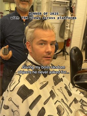Reposting the winning video of 2025… the way he just accepts it in the last one 😂