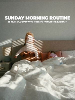 Sunday morning routine as a 23 year old dad who tries to honor the sabbath #fyp #morningroutine 