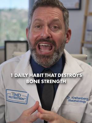 Sitting too much? 🚨  Don't let prolonged sitting contribute to progressive bone loss! This mechanical stress, when combined with proper bone nutrition, makes movement signals even more important. The ingredients in OsteoMD are designed to help your bones respond to those movement signals more effectively. Dr. Kreitenberg who treated many office workers with premature bone loss formulated this bone health supplement with 1MD Nutrition. #BoneHealth #OsteoMD #1MDNutrition #BoneLoss #OfficeWorkerHealt
