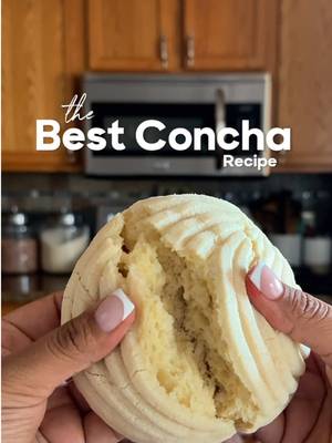 Conchas #2  What you’ll need for the dough:  3.5 cups of AP flour  3/4 cup warm milk  2 tsp baking powder  3 eggs room temp  1 pack of instant yeast  1 cup of sugar  Mexican cinnamon  Whole anise  10 tbs soft butter  Pinch of salt  For shell:  1.5 cup of flour  1.5 cup of powdered sugar  11 tbs of soft butter  *chocolate powder optional *vanilla extract Bake at 350° for 15-20 min check on them #mexicanfood #mexicanpan #pandulce #conchas 