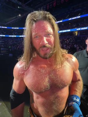 AJ Styles was asked to sign an AEW World Championship at the WWE Live event. He shouted out Matt Jackson and Nick Jackson but didn’t sign it. 😂 Credit to jose16._5 on tiktok 🎥  #AJStyles #YoungBucks #WWE #AEW #WWELive