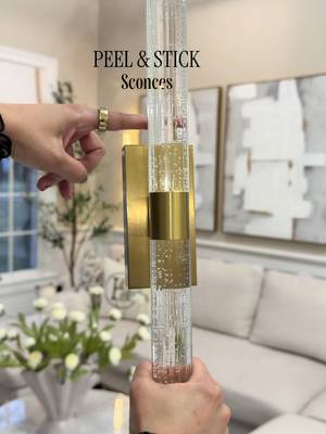 Elevate your space with peel and stick wireless sconces; it is an easiest, budget friendly way to decorate any space. These beautiful gold sconces are absolutely stunning, the best part is they require no hardwiring - it's cordless, comes in a set of 2 and it's remote controlled! It rotates 360 degrees so can be used in anyway in the bedroom, dining room, living room or hallways! @Amazon Home #amazonfinds ##founditonamazon #amazonhomefinds 