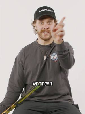 So simple. So effective. Here’s how David Pastrnak dishes it up with his stick 🫡  Watch the full episode on YouTube. #hockey #Bruins #HockeyStick #BauerHockey #hockeytok 