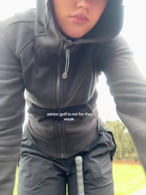 sucks out here #golf #wintergolf #fyp 