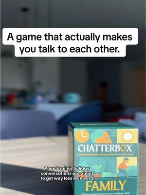 Pick a card, answer honestly, and suddenly you’re talking way longer than you planned. This game surprised me in the best way 🤍 #familygame #conversationstarter #giftideas #holidayideas #christmasgifts