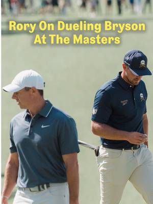 Rory McIlroy spoke on The Shotgun Start about his final round pairing with Bryson DeChambeau at this year's Masters. #golf #golftiktok #golftok 