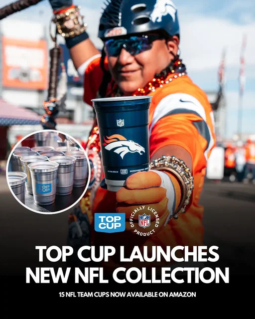 Your new game-day essentials are now available on Amazon.  Hit the link in our bio to shop now!  #nfl #reusablecups #tailgate