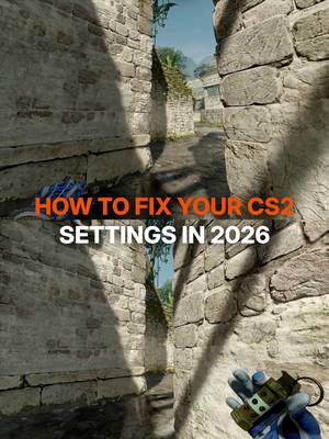 Try these settings to start 2026 the right way 🙌 #fnatic #cs2 #cs2tricks