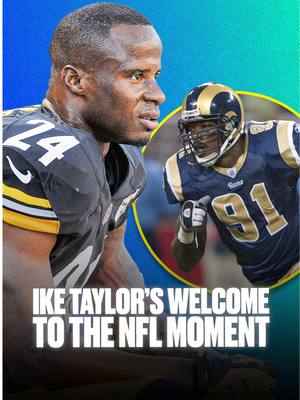 Ike Taylor’s welcome to the NFL moment 😭😂 #steelers #pittsburgh #notjustfootball 