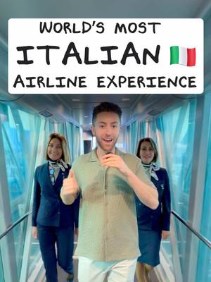 Most ITALIAN flight I’ve ever experienced 😭🤯🇮🇹 -  This new airline experience starting from Rome, Italy on @ITA Airways new business class… is something I’ll never forget 🍝 - 📣 #SpоnsoredbyITAAirways Shout оut to ITA Airways for hooking me up with this experience!  - #travel #bucketlist #rome #italy