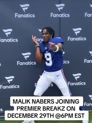 Our final #TikTokShopHolidayHaul for the year 👀 #MalikNabers is hopping on @PREMIER BREAKZ at 6 PM EST opening Under Wraps and running giveaways! 🏈 #nygiants  #FunBeyondShopping #MerryGiftList 