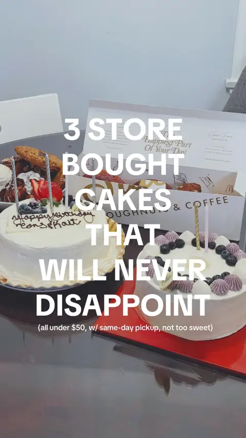 My favorite store bought cakes @Whole Foods Market @Paris Baguette US @Portos Bakery & Cafe #cake #birthdaycake #wheretobuy #storebought #bakery 
