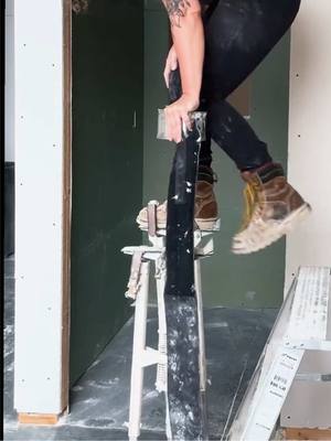 Stilts! They make my job so much easier! #construction #fyp #work 