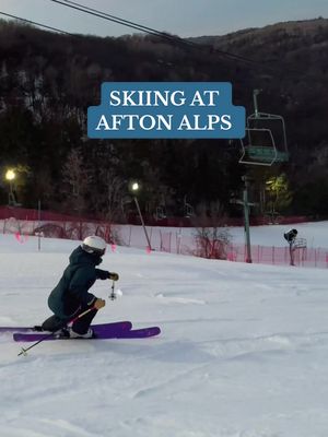 Back at Afton Alps where my Epic story began! 🎿💛 @epicpass #teamepic #ad #skiing 