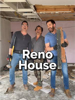 Check out this Full H̶o̶u̶s̶e̶ Garage transformation! 🤩 @johnstamos #propertybrothers #renovation 