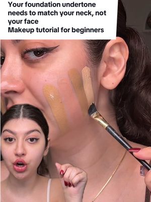 Replying to @carwy19 #greenscreenvideo  @TARA SIGARI PROFESSOR MAKEUP in the last video I posted 1000 people commented saying that my foundation undertone is the pink one meaning I am a cool undertone however everyone was wrong because your foundation undertone should match your neck and your arms. I am neautral so in this make up tutorial I will show you how to colour match  The makeup products are used are :  @makeupforever HD skin Hydro glow foundation in the shade 1R12  (Pink cool undertone ) The Neutral foundation I used is 3N @Kylie Cosmetics power plush long wear foundation - #makeup #foundation #makeupforbeginners #howtodomakeup 