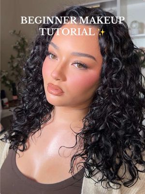 easy beginner makeup tutorial! watch in 2x its long lol! @ONE SIZE BEAUTY @loréal paris usa @D’on Cosmetics @Haus Labs #creatorsearchinsights #makeupforbeginners #beginnerfriendly #makeuptutorial 