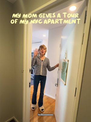Lenore wanted to do her own tour too🤭 she loves it here #nyc #nycapartment #nycapartmenttour #nycapartments 