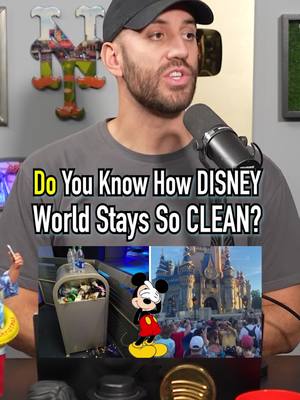How Does Disney World Stay So Clean?! #fyp #disney #waltdisneyworld #amusementpark #clean 