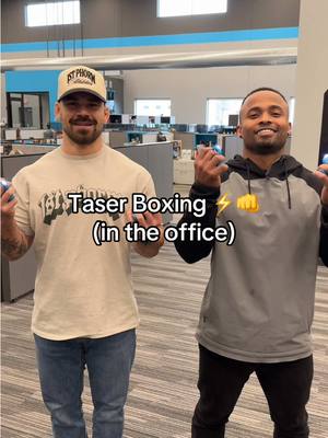 @Crendan Badwallader @Charles McDonald89 got HR stressin hard again 😅                    #taser #boxing #officelife #1stphorm #fyp 