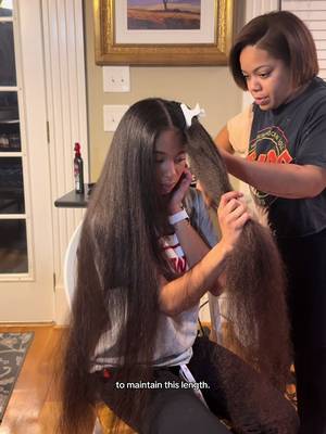 I haven’t been to a salon in 🔟 years here’s why⬇️: 1. Silk press prices 👀💰 (hairstylists please chime in!) • I can only IMAGINE how much it would cost for my length and thickness in a salon…🥲 2. Trust with Heat 🔥 • I very particular about who puts heat on my hair because I have experienced heat damage in the past & it isn’t worth the stress‼️ 3. Trim-focused ✍🏽 • I only straighten my hair to trim my hair! I focused on health over length and prioritize length retention!✨ 4. Curly Hair Rules🏆 • I can’t help but love my curls, I feel my best self wearing my curls, even though the straight hair IS A MOMENT!!!😍✨ - - - #straighthair #longhair #curlyhair #silkpress #naturalhair 