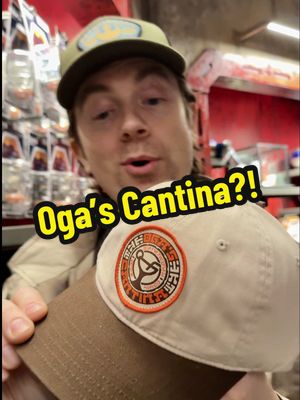 Oga’s Cantina “coaster hat” at Galaxy’s Edge is so simple and perfect. 🧡#disneymerchandise #starwars #galaxysedge 