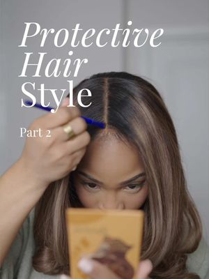 Replying to @Charysh 🍒🤍 here’s part 2 of my protective hair style series ! I’m wearing my wig behind my hairline and it’s been the most helpful thing, especially as an active girl. I highly recommend this hairstyle to all the girls out there who are active and still want to look put together at all times. I sew my wig down for extra security ! #protectivestyles #hair #wiginstall @DanessaMyricksBeauty @NARS Cosmetics @HAIRVIVI 