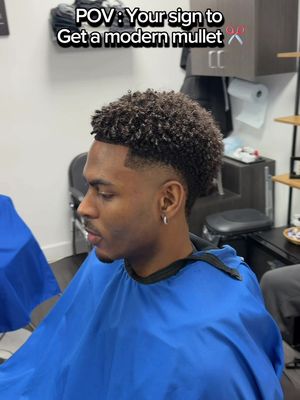 Burst fade mullet 🤝