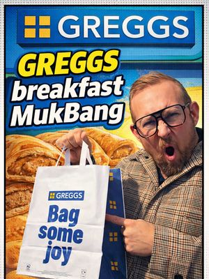 Greggs Mukbang  #greggs #mukbang 