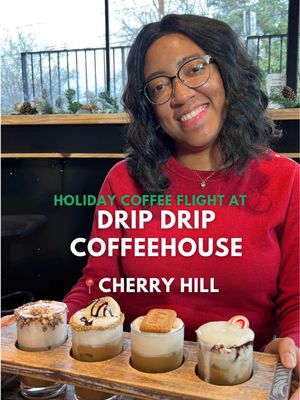 [hosted] The holidays are still in flight at Drip Drip Coffeehouse! If you didn’t make it in before Christmas, you can still order their holiday coffee flight for a few more weeks into January! Share this video with a friend you’d share a coffee flight with! This flight is $16 and can be ordered as coffee or matcha and comes with four flavors:  🔸 Peppermint  🔸 Salted Biscoff (my favorite) 🔸 Toffee bits (another favorite) 🔸 S’mores  Drip Drip Coffeehouse is in the Cherry Hill neighborhood of Seattle, near Seattle University and Swedish Cherry Hill. They serve Vietnamese coffee, bao, and other snacks. This season, they have a build-your-own hot cocoa bar with toppings for $10.  Let me know if you’ve been before in which coffee flavor you want to try! 📍Location: 355 15th Ave Seattle, WA  💵 Price range: Coffee flight is $16. Regular coffee drinks and snacks range $6-$8.50. Hot chocolate bar is $10.  Disclosure: My coffee flight was comped. I purchased pork and chicken bao out of pocket and left a tip for the value of the food and coffee. … … #seattle #seattlecoffee #seattlefoodie #foodblogger #HolidayTreats 