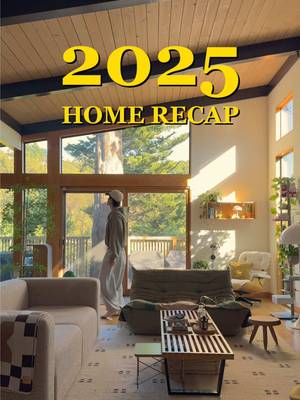 Another year of making this house a home :)  Thank you for all the support this year! Big things coming in 2026!! #homedecor #interiordesign #furniture #midcentury 