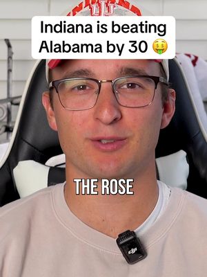Indiana will beat Alabama by 30 🤝 #indianafootball #alabamafootball #CollegeFootball #iu #rosebowl 