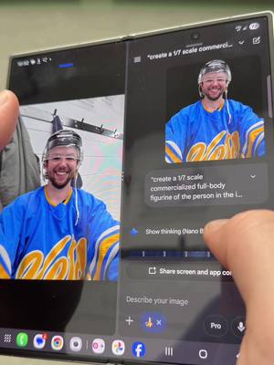 Life is just about getting stuff for group chats @Samsung Canada #NanoBanana #GalaxyZFold7 #SamsungPartner #ad