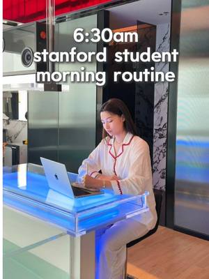 6:30am stanford student morning routine 💫 #productivity #Vlog #study #discipline #college @apple @alo @lululemon @On @Molton Brown @Diorbeauty  