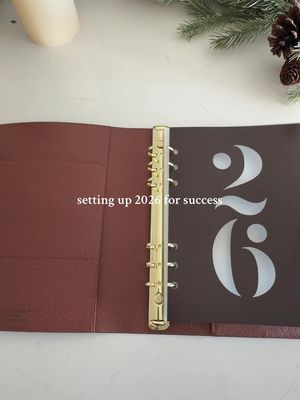 Switched to the Louis Vuitton Desk Agenda for my 2026 planner and I can’t wait to fill it up with plans, goals, and aspirations. 