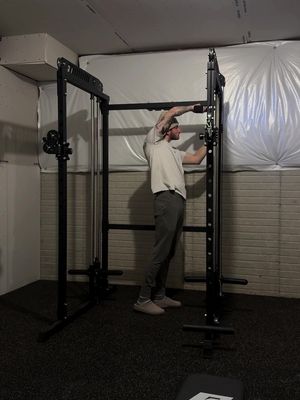 My back is still cooked  #homegym #homegymequipment #homegymideas #gymequipment #DIY  @RITFIT Sports 