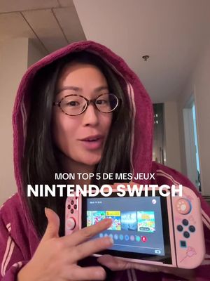 vous partager mes passions et trouver une communauté qui me ressemble c’est le rêve! 🎮🩷 #nintendoswitch #cozygamer #top5 