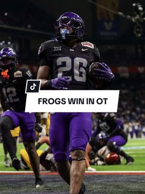 DON’T COUNT THE FROGS OUT! 🐸 @TCU Football takes home the Valero Alamo Bowl #Big12FB | 📺 ESPN