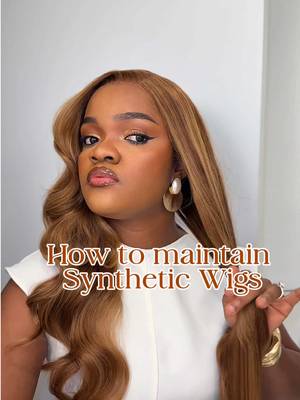 Synthetic wigs can last long you just need to do the needful. #syntheticwigs #syntheticwiginstall #wigtutorial 