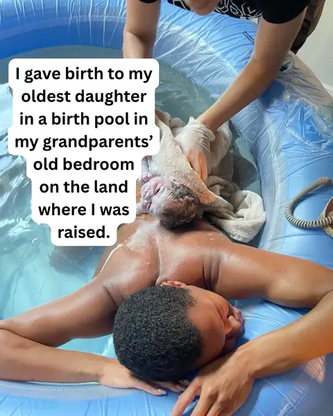 Both of my pregnancies were completely different, yet I gave birth to both of my daughters naturally at home. One in Georgia. One in Costa Rica. No medical intervention. No medication. Just faith and deep trust in my body. I’m sharing this to remind you that no matter your circumstances, your body holds wisdom. Listen to it. Trust it. You are far more capable than you’ve been led to believe. And this is why I’m intentionally building a community where mamas are supported in every area of their journey. Ok