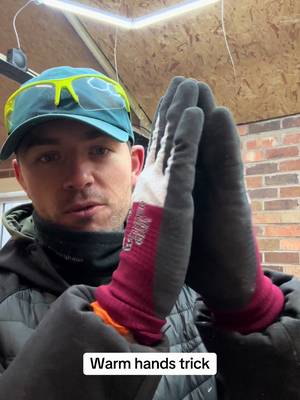 Keep your hands warm 🔥 whilst working #DIY 