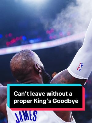 Jacoby had predicted this to be LeBron’s final season … until Verno brought up thei King’s goodbye. #NBA #lebron #hoops #themismatch 
