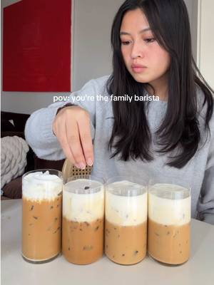 It’s hard being the family barista 