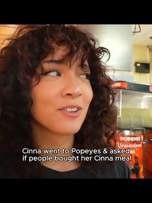 Cinna went to Popeyes & asked if people bought her Cinna meal #cinna #fyp #xcyzba #twitch