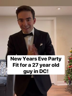 Tv show at 9 and then party at 10:30 so I just decided to use the tux for both 😊 Happy New Year Everyone!  #newyears #party #broadcasting #franksinatra 